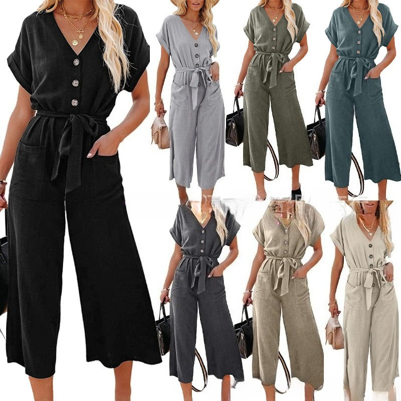 Women's  Coastal Wide-Leg Jumpsuit
