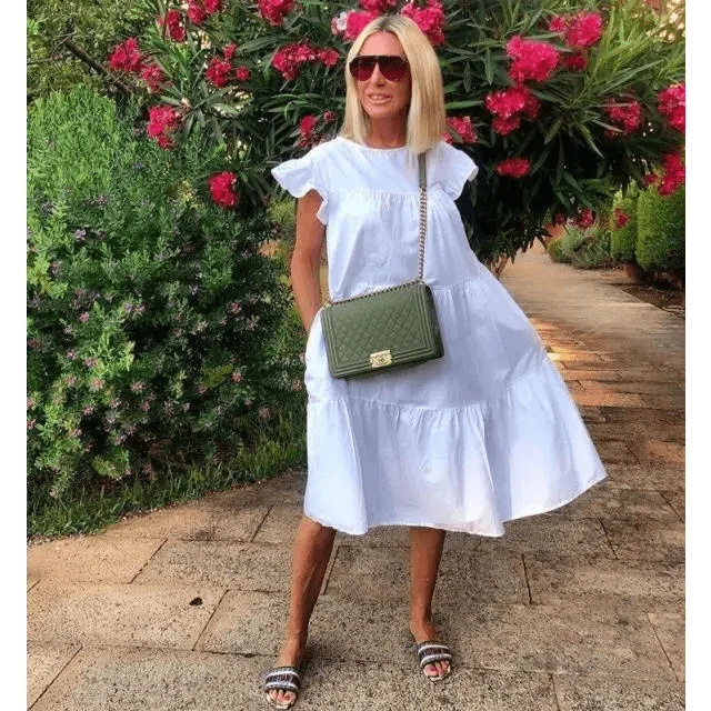 Savannah Belle Ruffle Dress