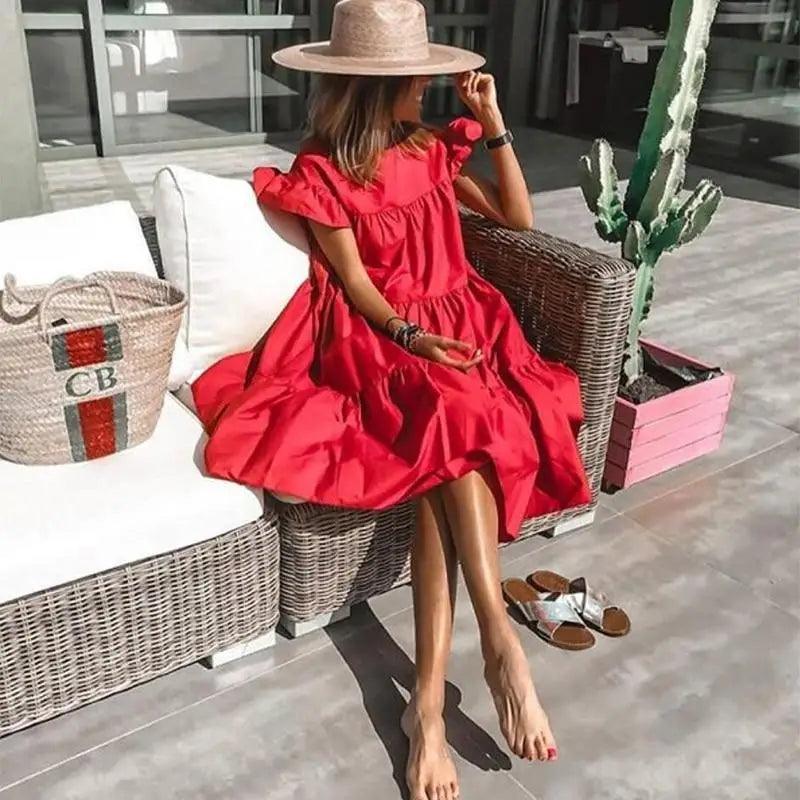 Savannah Belle Ruffle Dress