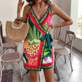 Palm and Magnolia Summer Dress