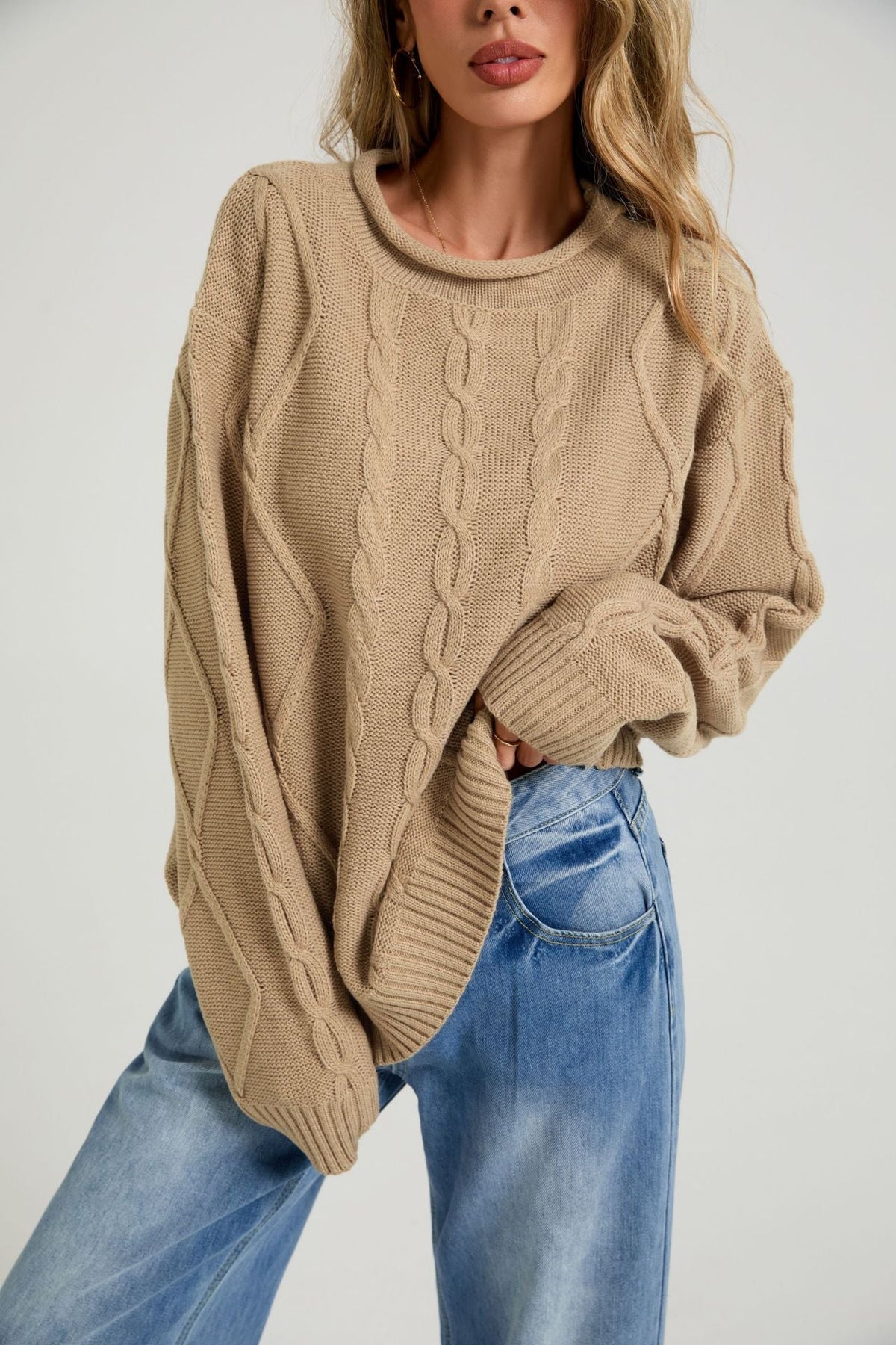 The Savannah Cable-knit Sweater