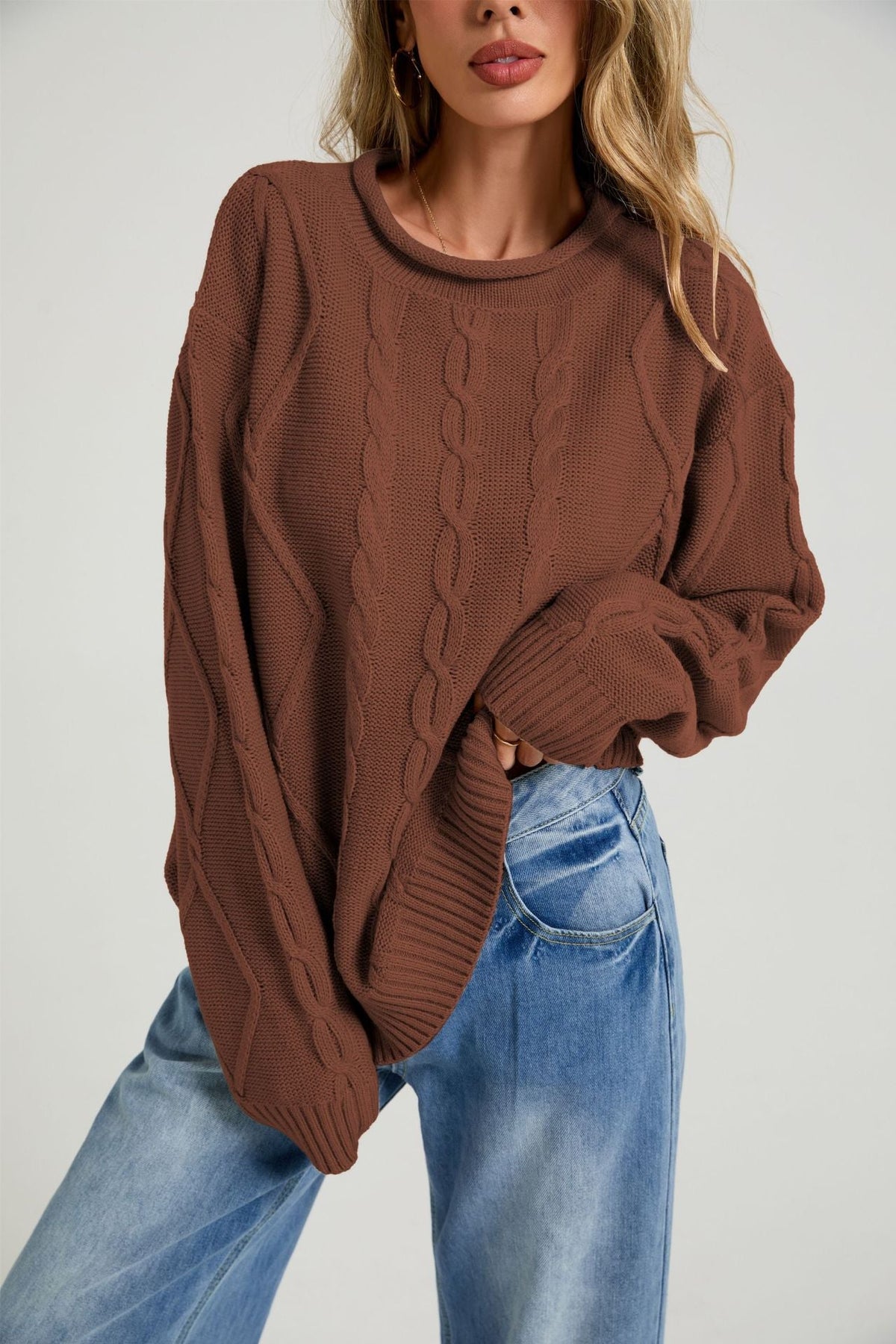 The Savannah Cable-knit Sweater