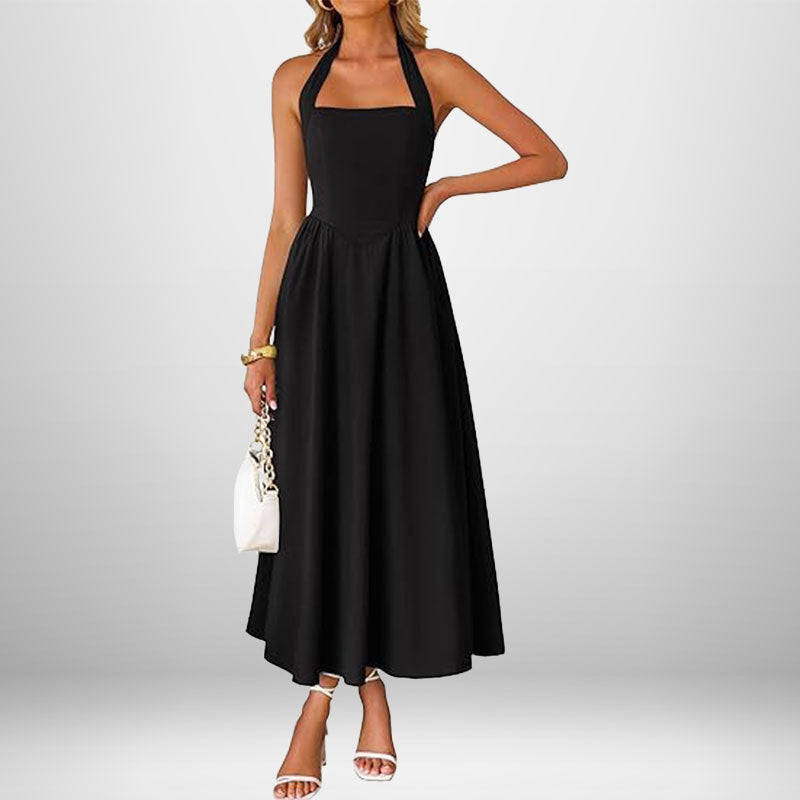 Magnolia Sunset Halter Dress