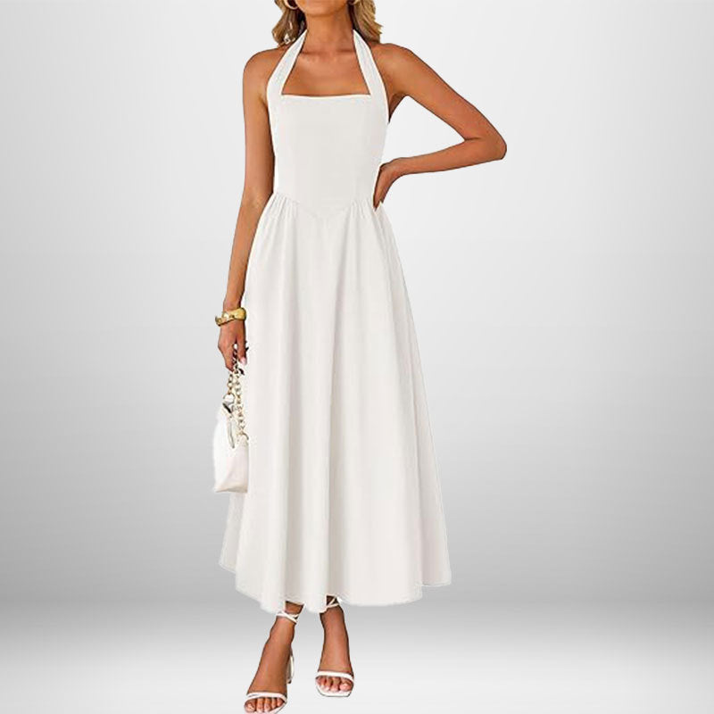 Magnolia Sunset Halter Dress