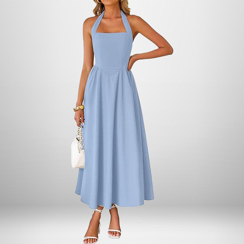 Magnolia Sunset Halter Dress