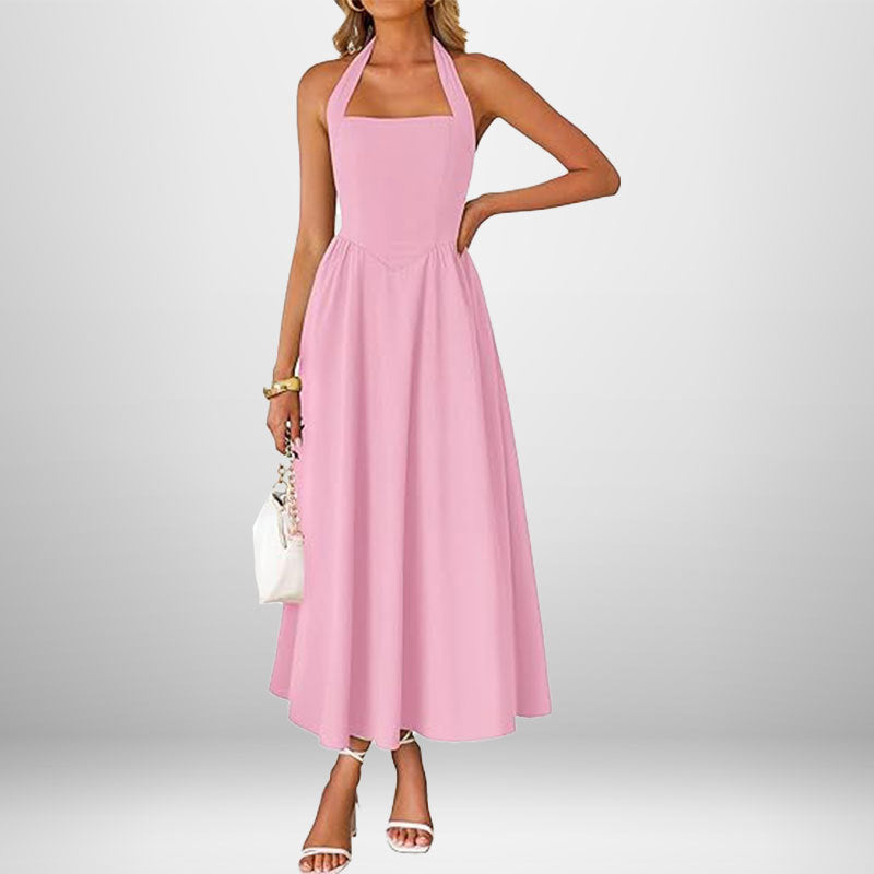 Magnolia Sunset Halter Dress