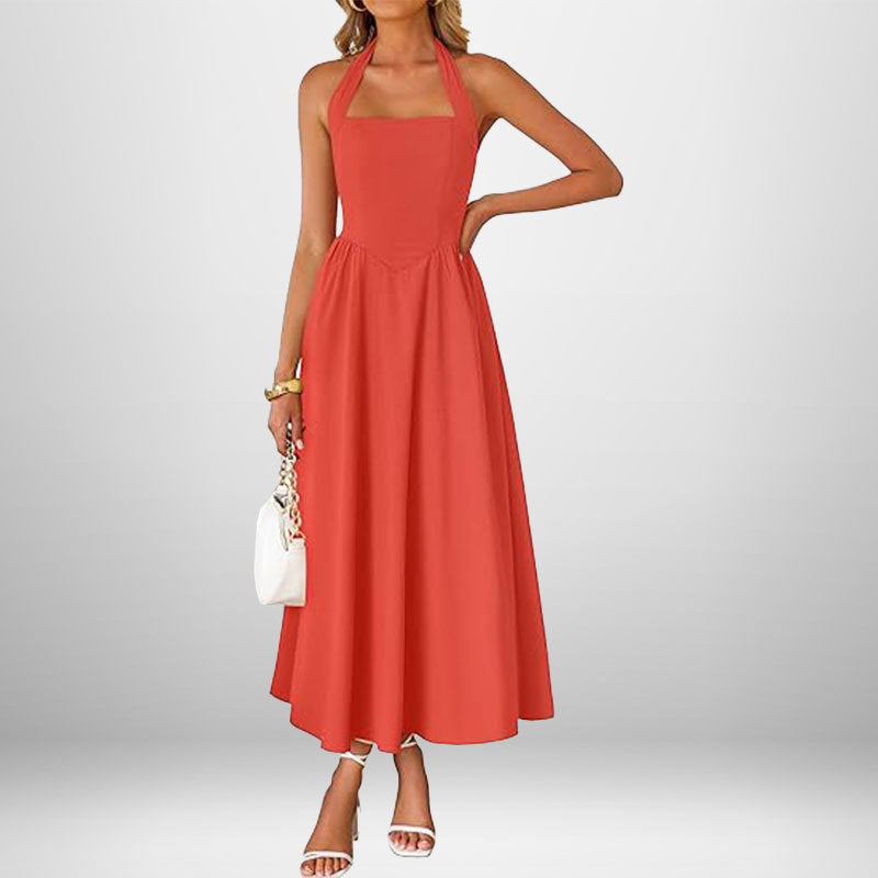 Magnolia Sunset Halter Dress