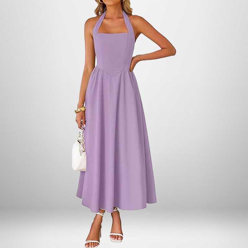 Magnolia Sunset Halter Dress