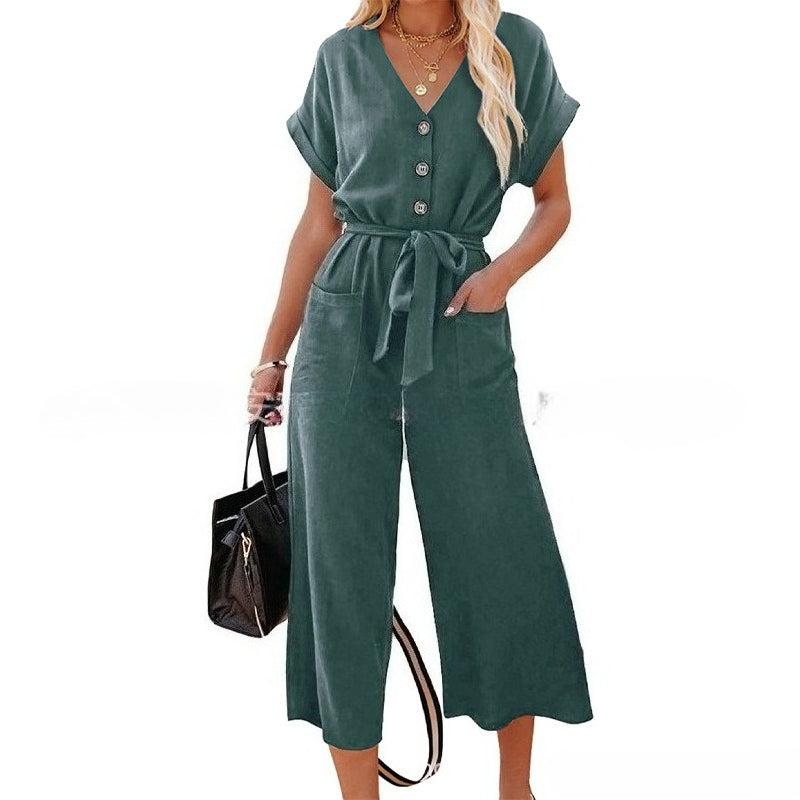 Women's  Coastal Wide-Leg Jumpsuit