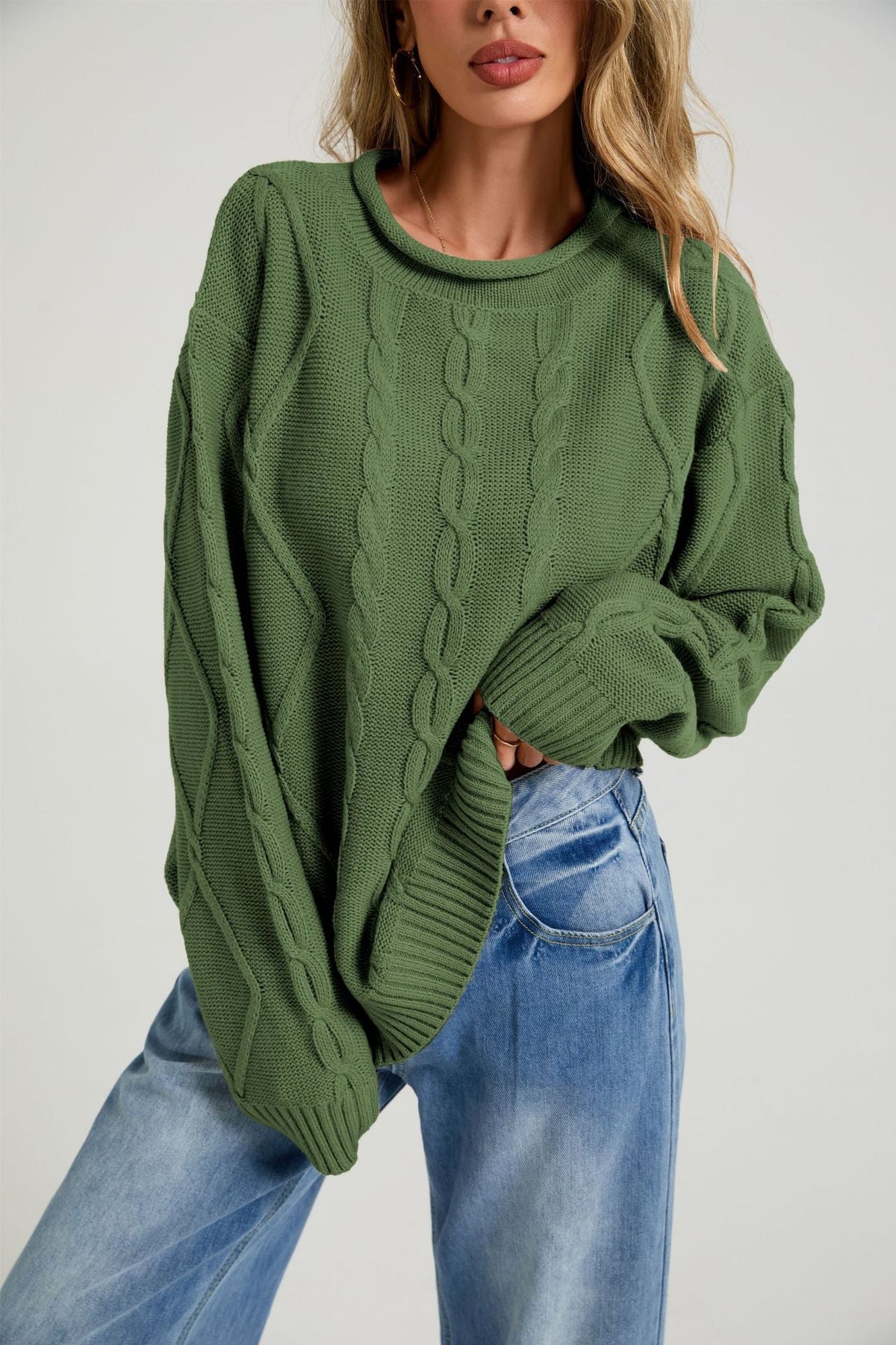 The Savannah Cable-knit Sweater