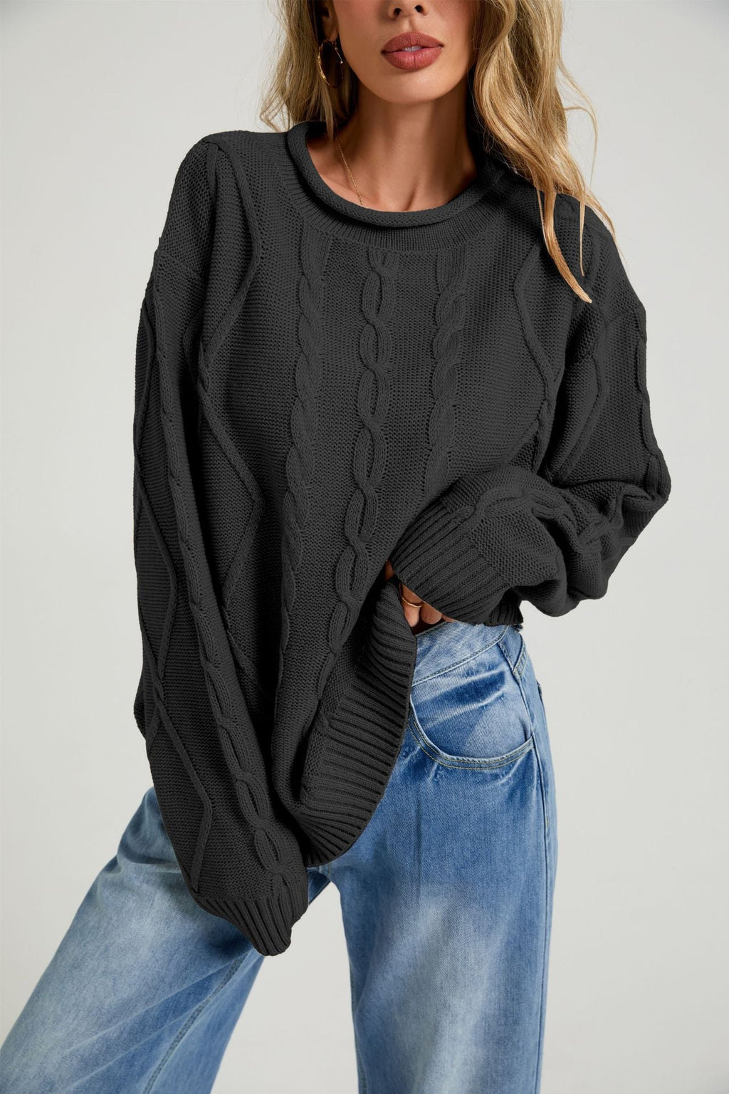 The Savannah Cable-knit Sweater