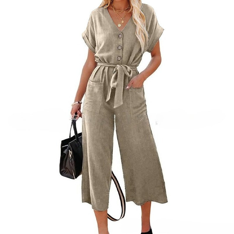 Women's  Coastal Wide-Leg Jumpsuit