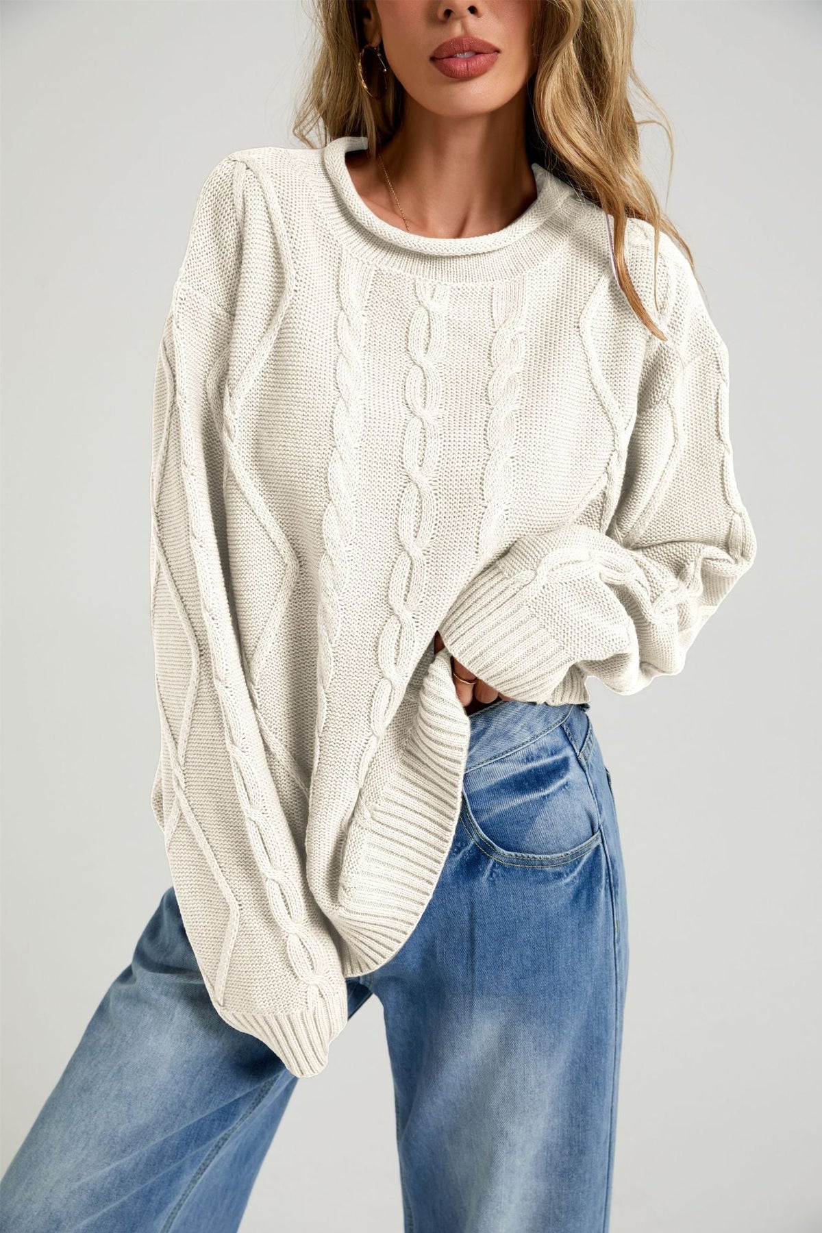 The Savannah Cable-knit Sweater